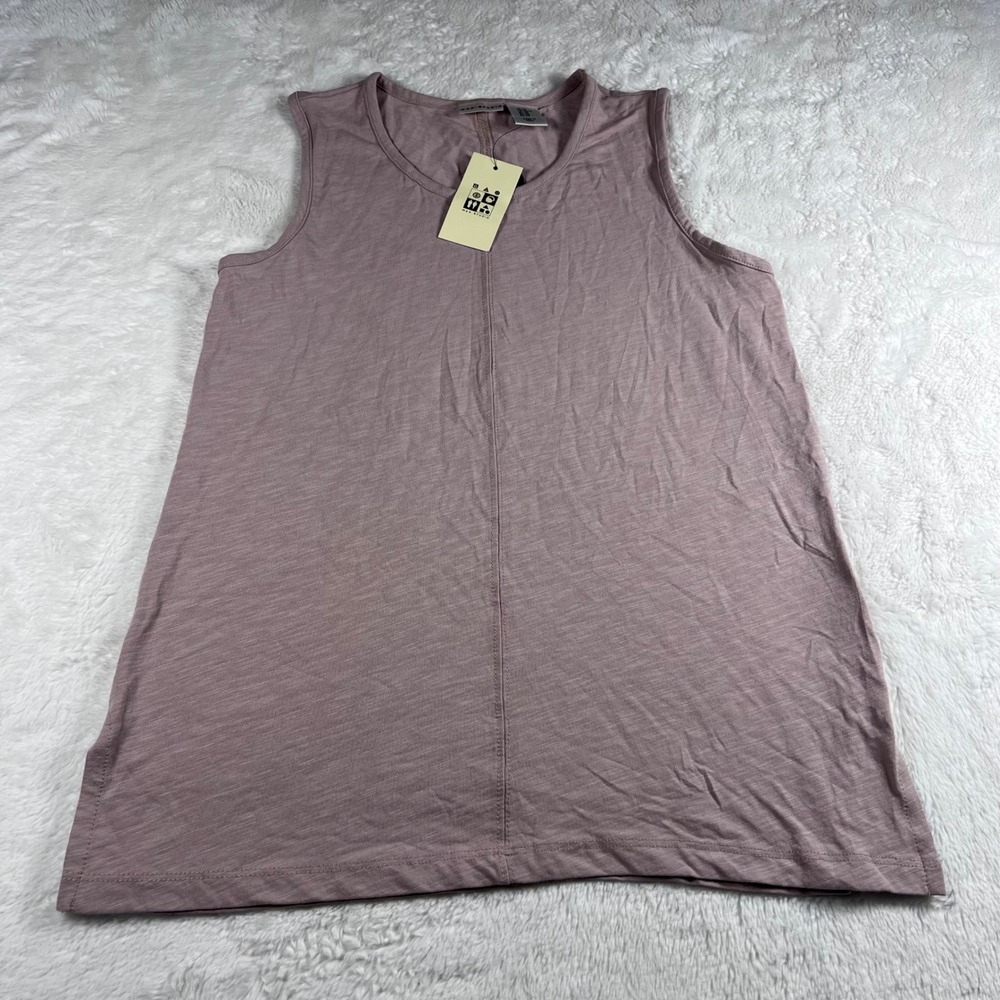 MAX STUDIO Womens‎ Size XS Sleeveless Purple V Neck Tunic Top With Side Slits